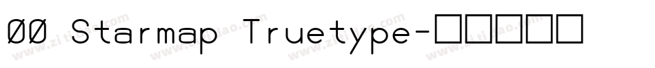 00 Starmap Truetype字体转换